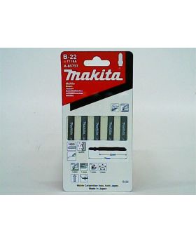 ใบจิ๊กซอว์ตัดเหล็กบาง ดาบ B-22 5Pcs A-85737 Makita