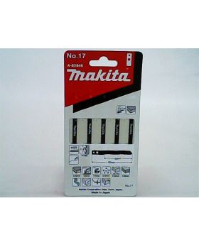 ใบจิ๊กซอว์รูตัดไม้ตัดโค้ง #17 5Pcs A-85846 Makita