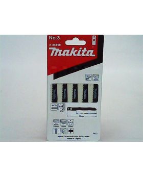 ใบจิ๊กซอว์ตัดไม้ #3 5Pcs A-85868 Makita