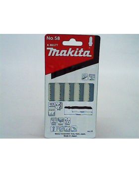 ใบจิ๊กซอว์ตัดไม้ ดาบ #58 5Pcs A-86577 Makita