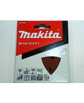 กระดาษทรายขัดไม้เก่า #100 10Pcs B-21587 Makita