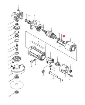 Rubber Ring 19 9500NB(27) 421494-0 Makita