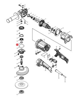 Flat Washer 15 GA5010(44) 253853-8 Makita