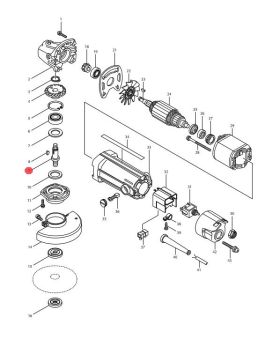 Spindle 9500NB(9) 324246-7 Makita