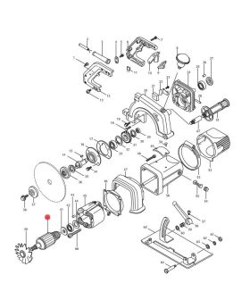 ทุ่นไฟฟ้า 4107R 4107B 514505-9 Makita