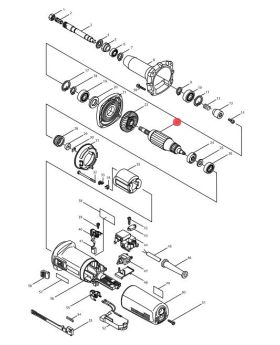 ทุ่นไฟฟ้า GD0800C 515218-5 Makita