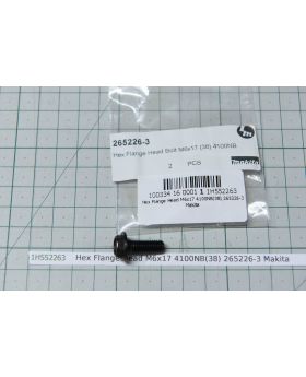 Hex Flange Head M6x17 4100NB(38) 265226-3 Makita