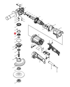 Bearing Retainer 39 GA5010(42) 285728-3 Makita
