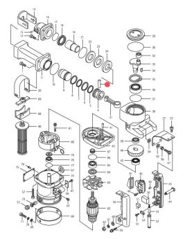 สลักลูกสูบ HM1201(3) 256120-0 Makita