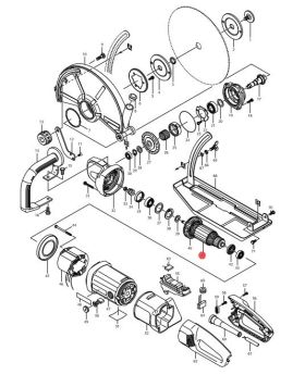 ทุ่นไฟฟ้า 4112HS 516888-3 Makita