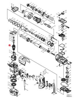ทุ่นไฟฟ้า HR5201C HR5211C 516993-6 Makita