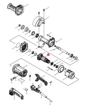 ทุ่นไฟฟ้า GS5000 GS6000 517888-6 Makita