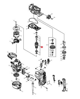 ทุ่นไฟฟ้า HR5202C HR5212C 517898-3 Makita