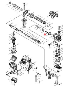 Connecting Rod Complete HR2810(41) 158282-9 Makita