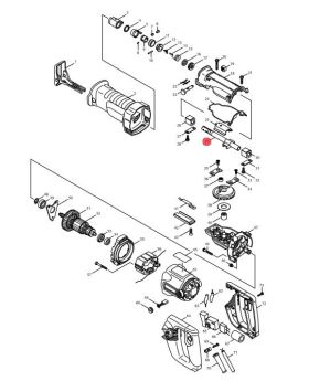 Slider Complete JR3050T(29) 168405-1 Makita