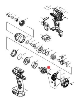 ทุ่นไฟฟ้า DTD152 619377-8 Makita