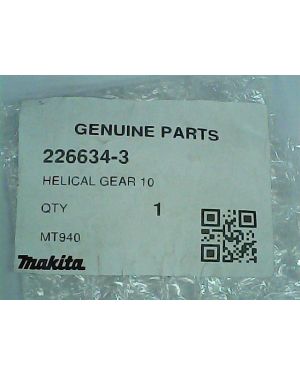 Helical Gear 10 MT940(67) 226634-3 Makita