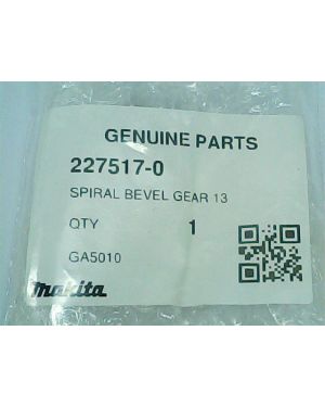Spiral Bevel Gear 13 GA5010(7) 5020 227517-0 Makita