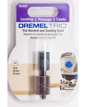 ปลอกขัดกระดาษทรายพร้อมแกน 1/2" #60 TR407 Dremel