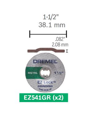 ใบเจียร์ AL Oxide EZ Lock E541 CN Dremel